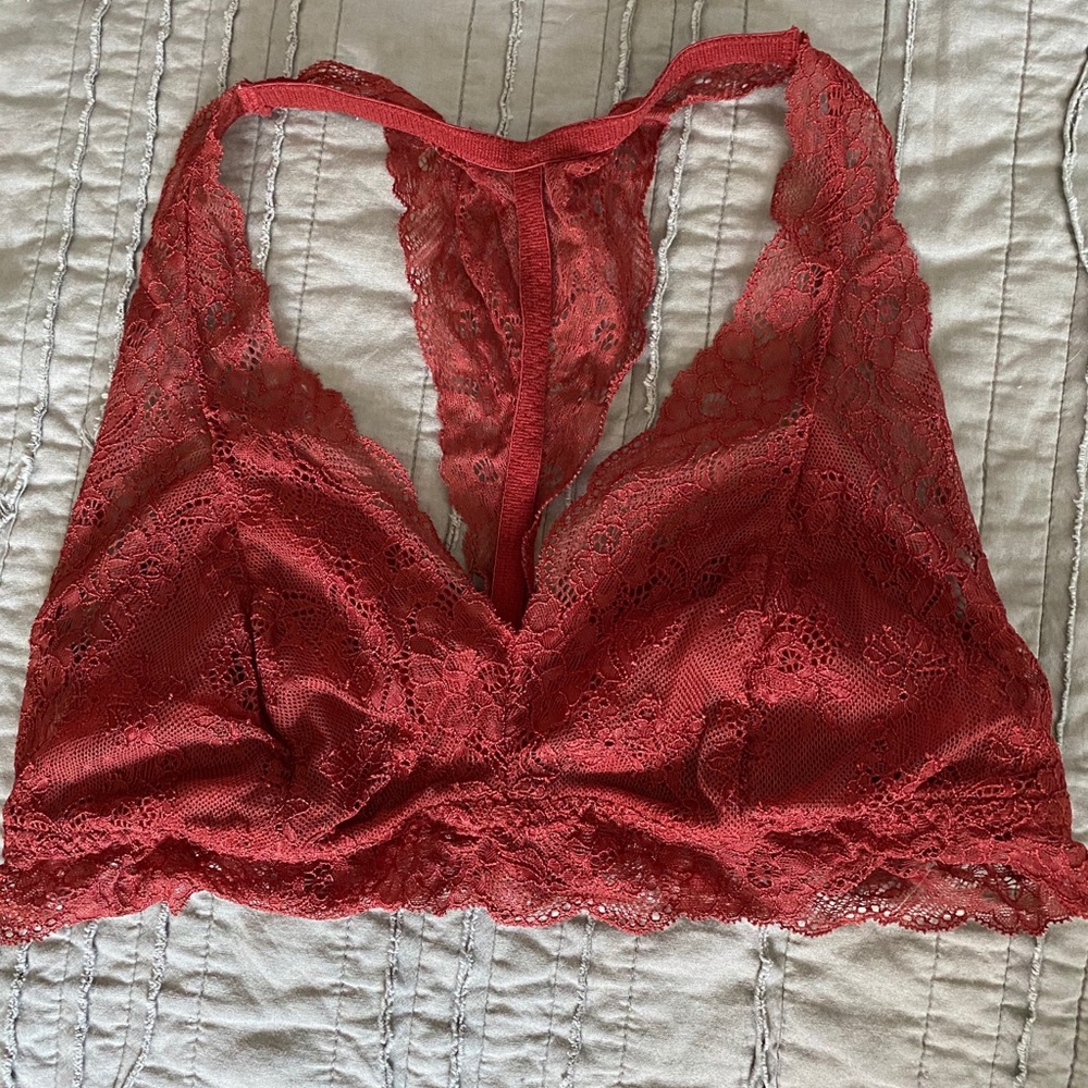 Burgundy Racerback Bralette - Picture 2 of 5